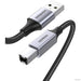 Ugreen tiskalniški kabel USB 2.0 tipa B USB kabel USB A v USB B združljiv s HP, Canon, Epson, Lexmark, Dell, Brother (3 m)-PRIROCEN.SI