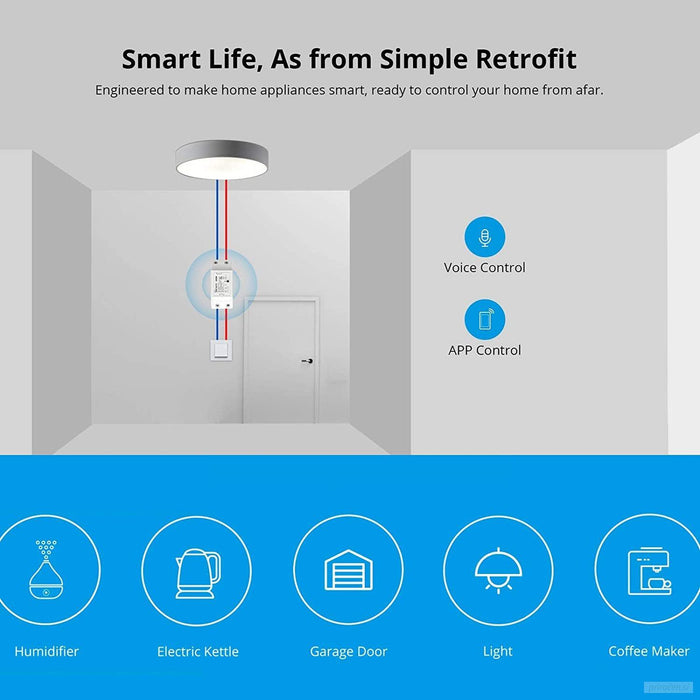 SONOFF pametno stikalo Wi-Fi BASICRFR2-PRIROCEN.SI