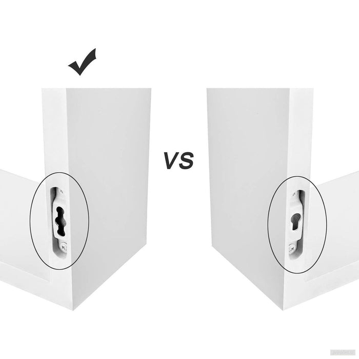 SONGMICS komplet 3 plavajočih polic 60 -45 -30cm-PRIROCEN.SI