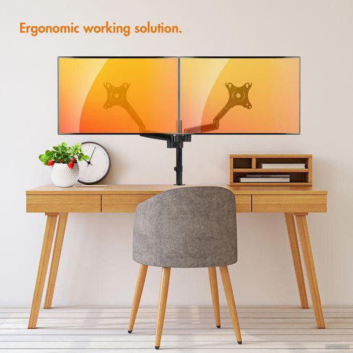 VonHaus dvojni nosilec za monitor do diagonale 32'', plinski drog POŠKODOVANA EMBALAŽA-PRIROCEN.SI