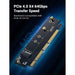 Ugreen M.2 PCIe NVME M-Key na PCIe 4.0 x16 adapter s hladilnikom-PRIROCEN.SI