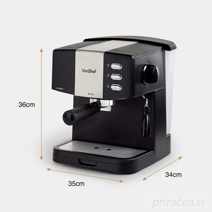 VonShef espresso kavni aparat 2000098-PRIROCEN.SI