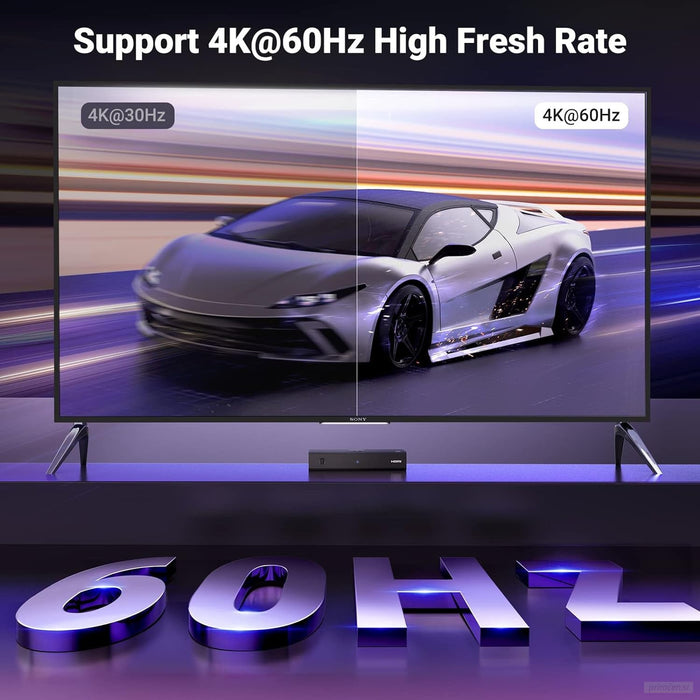 Ugreen HDMI stikalo 4K@60Hz, razdelilnik 3 v 1 s 3D HDR Dolby Atmos podporo-PRIROCEN.SI