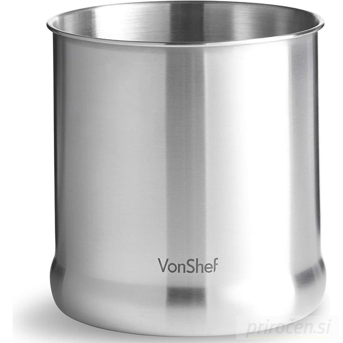 VonShef držalo za kuhinjske pripomočke nerjaveče jeklo-PRIROCEN.SI