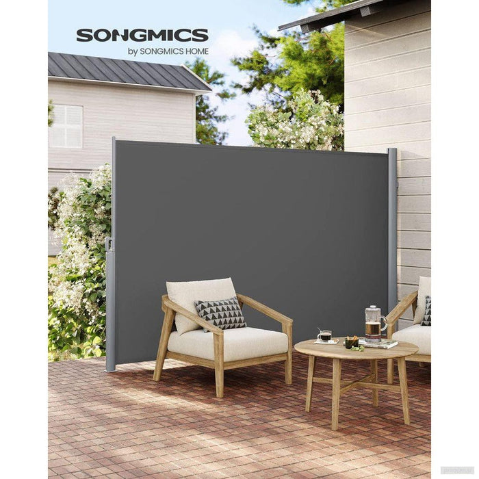 SONGMICS Stranski senčnik 160 x 350 cm antracit, GSA165G02-PRIROCEN.SI