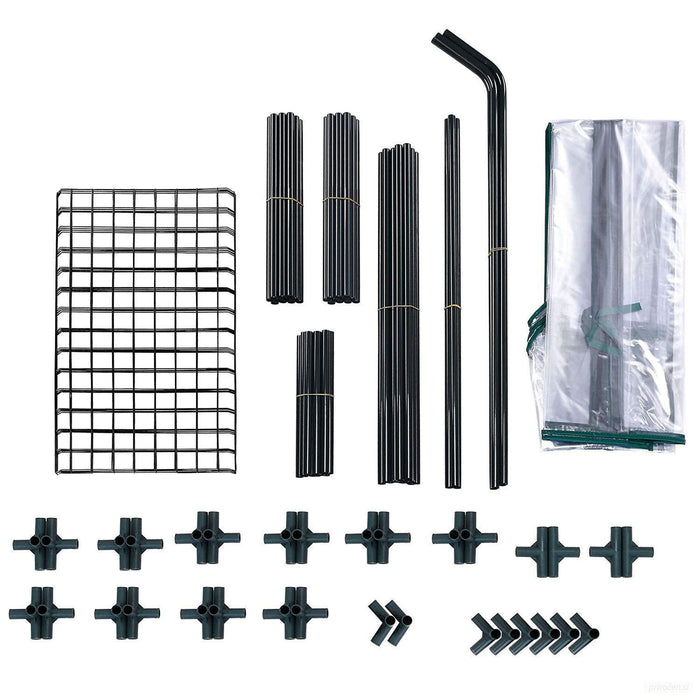 VonHaus rastlinjak 193 x 73 x 143cm-PRIROCEN.SI