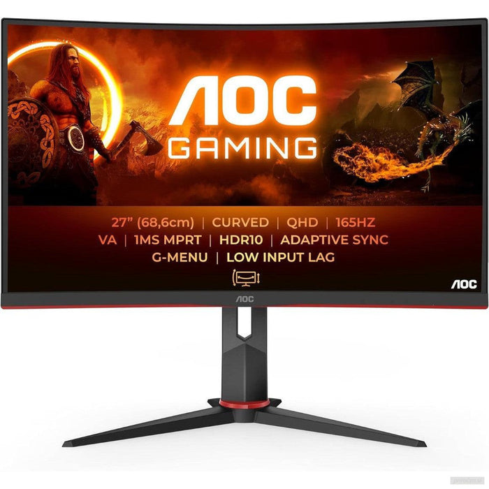 AOC CQ27G2S 27'' 165Hz QHD ukrivljen gaming monitor-PRIROCEN.SI