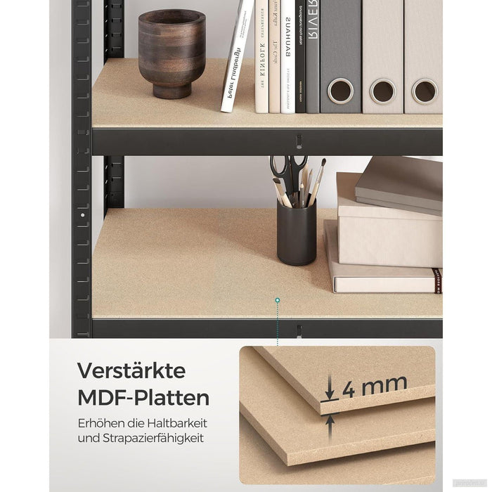 SONGMICS Regal 30 x 75 x 150 cm rjavo-črna,GLR030B21-PRIROCEN.SI