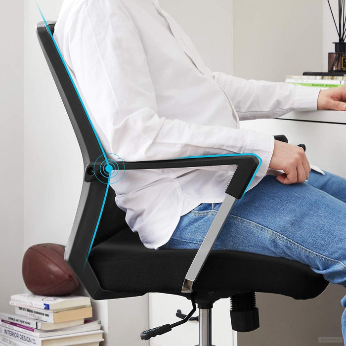 SONGMICS pisarniški stol črn OBN83B-PRIROCEN.SI