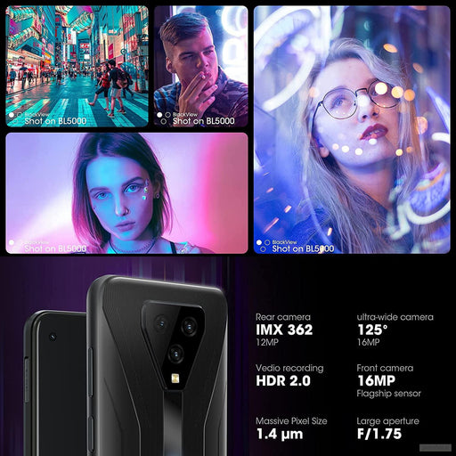 Blackview pametni robustni telefon BL5000 5G, 8GB/128GB, črn-PRIROCEN.SI