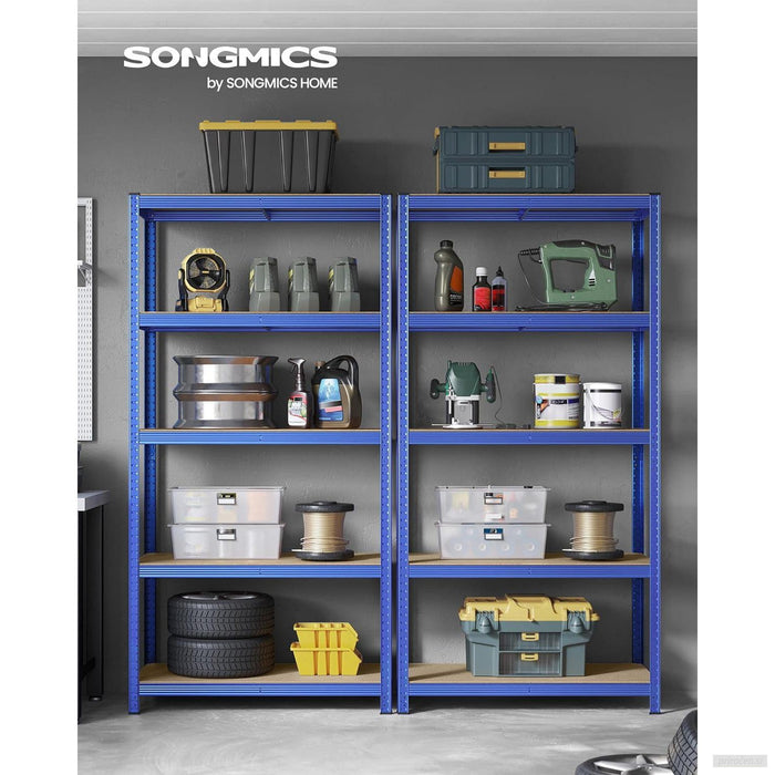 SONGMICS Regal 200 x 100 x 50 cm rjavo-moder,GLR050Q01-PRIROCEN.SI