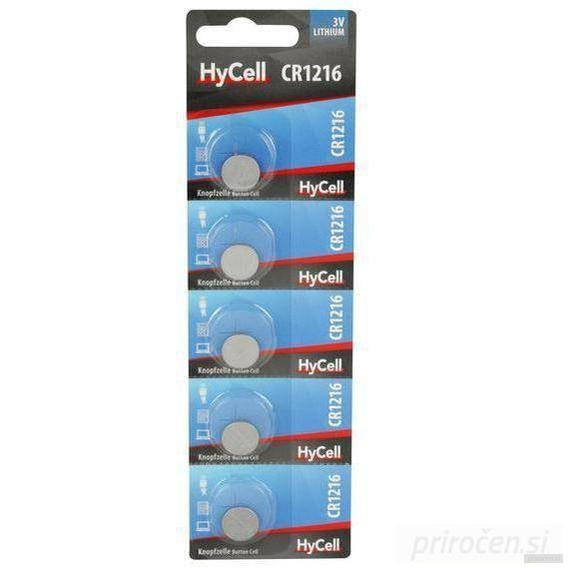 HyCell baterija CR1216, 5kos-PRIROCEN.SI