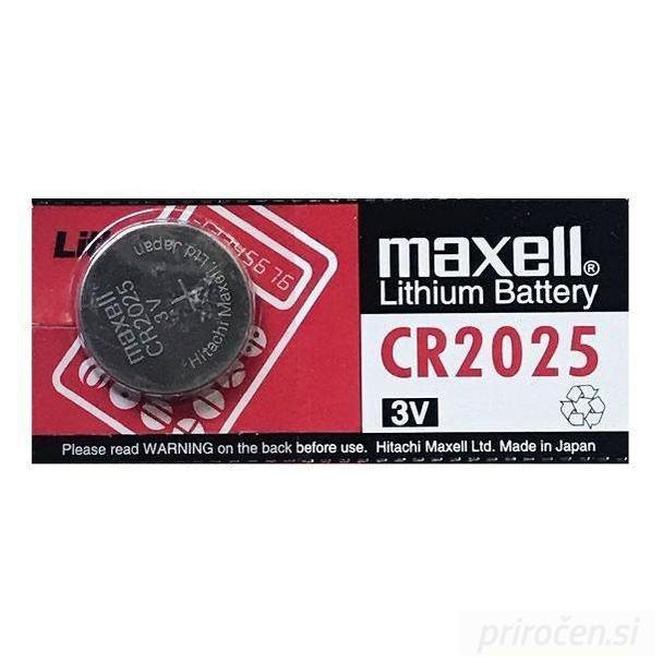 Maxell baterija CR2025 3V, 1kos-PRIROCEN.SI