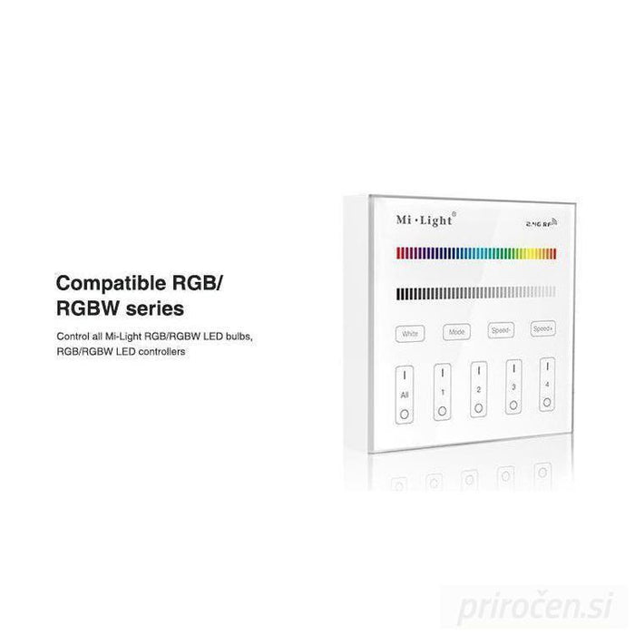 Mi-Light stenski pametni upravljalnik RGBW B3-PRIROCEN.SI