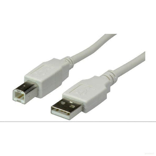 VALUE USB-A na USB-B kabel, bel, 4,5m-PRIROCEN.SI