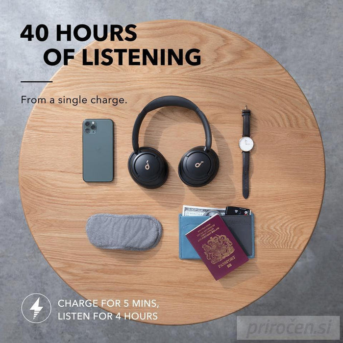 Anker Soundcore Life Q30 brezžične slušalke, črne-PRIROCEN.SI