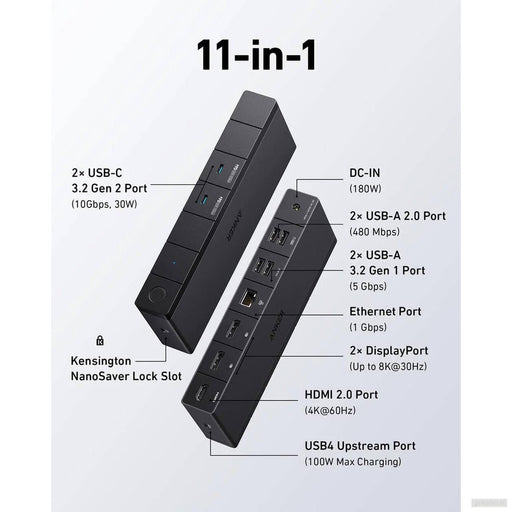Anker 568 USB-C priklopna postaja 11 v 1-PRIROCEN.SI