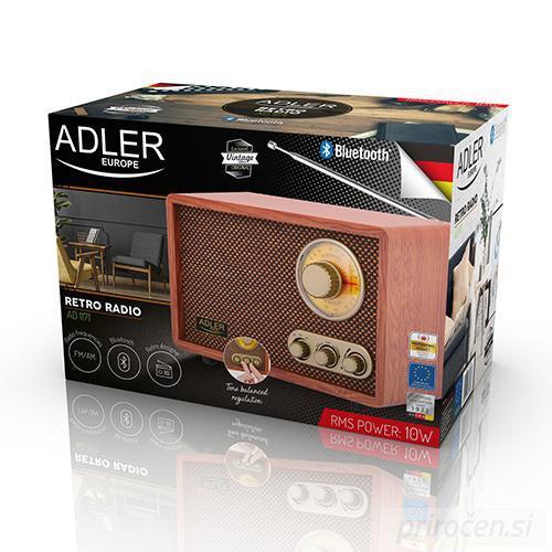 Adler retro Bluetooth radio-PRIROCEN.SI