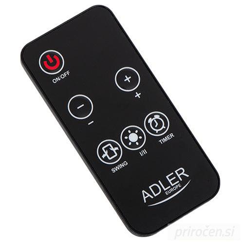 Adler keramični LCD kalorifer 2200W, stolp, črn-PRIROCEN.SI