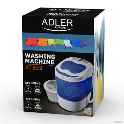 Adler mini pralni stroj s spin funkcijo-PRIROCEN.SI