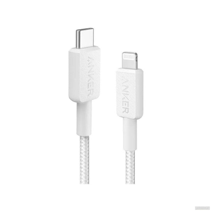 Anker 322 USB-C to Lightning pleten kabel 0,9m bel-PRIROCEN.SI