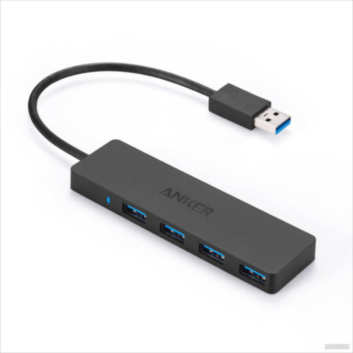 Anker Ultra Slim 4-port USB 3.0 hub črn-PRIROCEN.SI