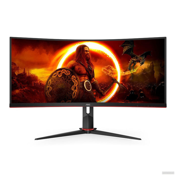 AOC CU34G2XP Ultra Wide 180Hz ukrivljen gaming monitor-PRIROCEN.SI