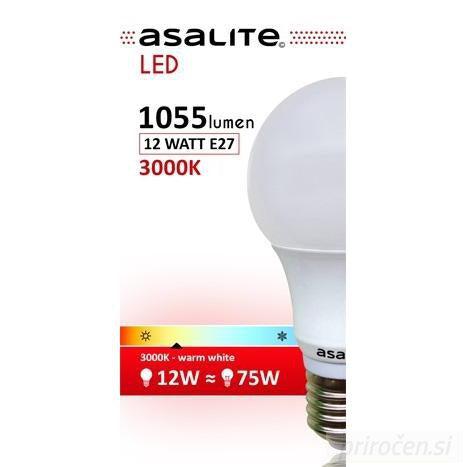 ASALITE LED sijalka E27 12W 6500K 1055lm-PRIROCEN.SI