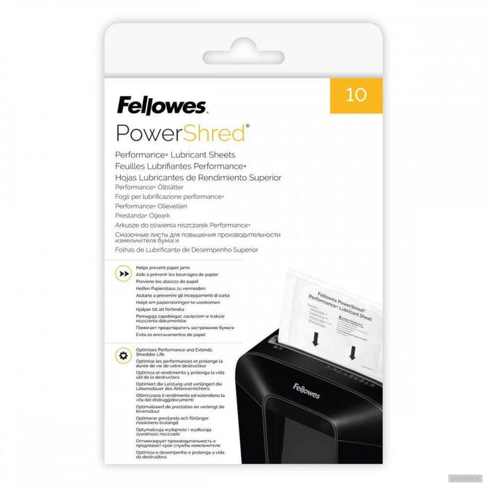Fellowes mazivni lističi za vzdrževanje uničevalnikov, 10 kosov-PRIROCEN.SI