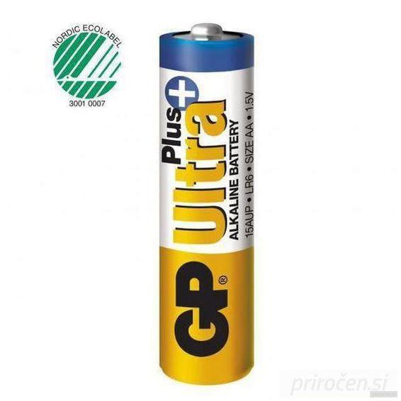 GP baterija AA ULTRA PLUS LR6, 4 kos-PRIROCEN.SI