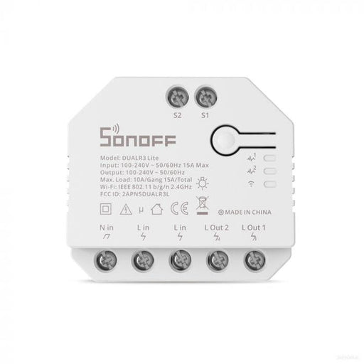 SONOFF pametno stikalo Wi-Fi dvokanalni za žaluzije in merilec porabe energije-PRIROCEN.SI
