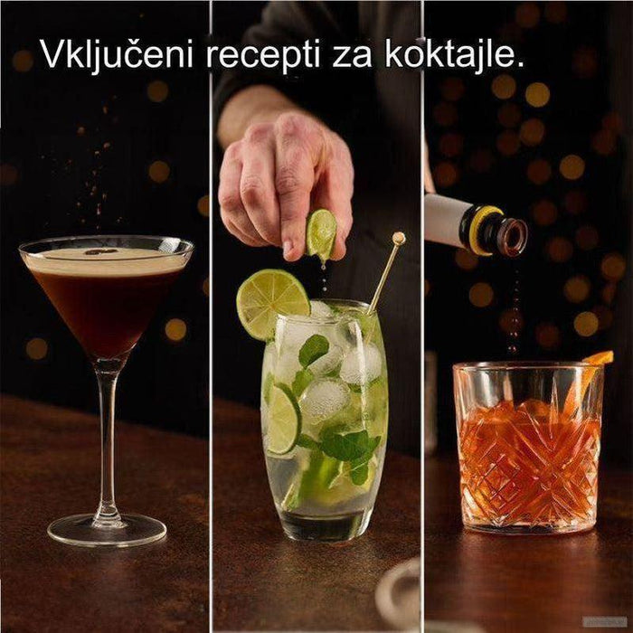 VonShef 6 delni zlati set za koktajle-PRIROCEN.SI