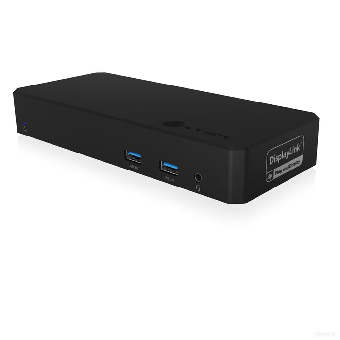 Icybox IB-DK2254AC USB-C priklopna postaja s Power Delivery in trojnim video priklopom-PRIROCEN.SI
