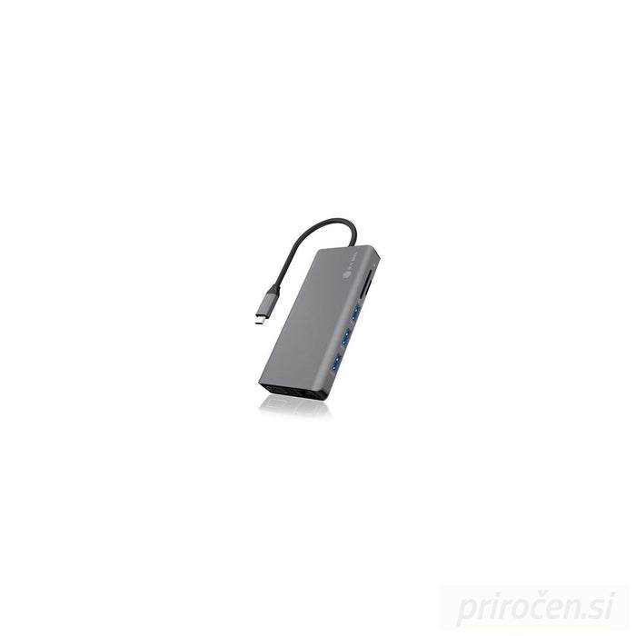 Icybox IB-DK4070-CPD USB-C priklopna postaja s Power Delivery 100W-PRIROCEN.SI