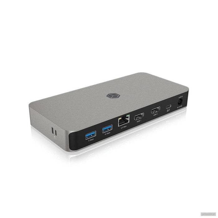 Icybox IB-DK2880-C41 priključna postaja USB4 Type-C z dvojnim video izhodom-PRIROCEN.SI