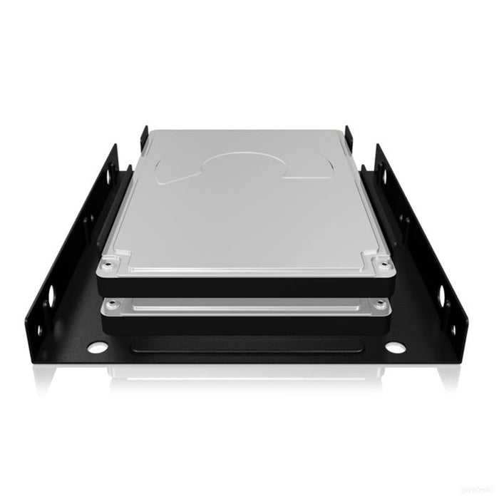 Icybox adapter za 2×SSD/HDD iz 2,5" na 3,5" za vgradnjo v ohišje-PRIROCEN.SI