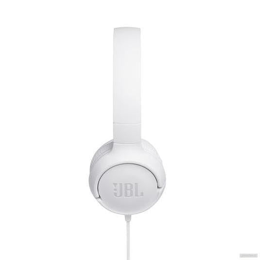 JBL Tune 500 naglavne slušalke z mikrofonom, bele-PRIROCEN.SI