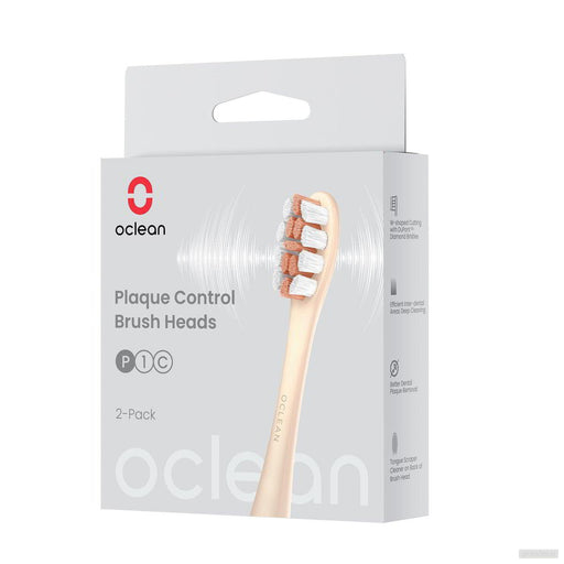 Oclean P1C8 Plaque Control dva nastavka za električno zobno ščetko X PRO digital, cream-PRIROCEN.SI