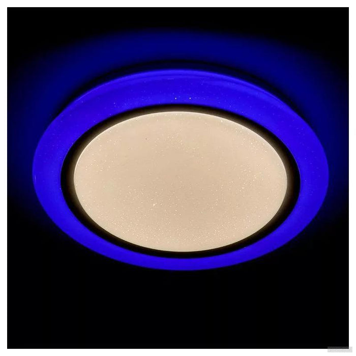 Asalite LED stropna svetilka MIA 50W 3000K/4000K/6500K, 3500 lumnov okrogla efekt zvezd, RF daljinski upravljalnik 3CCT+RGB-PRIROCEN.SI