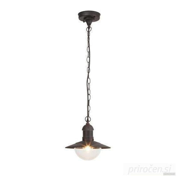 RABALUX viseča svetilka OSLO 1xE27 230V IP44, črna-PRIROCEN.SI