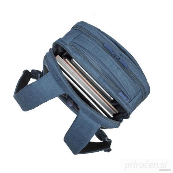 RivaCase turkizno-moder veliki nahrbtnik za prenosni računalnik 17.3" 8365-PRIROCEN.SI