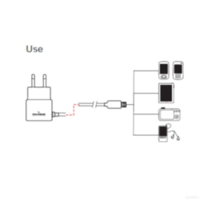 Tecnoware USB polnilnik za pametne telefone/tablice 2,1A-PRIROCEN.SI