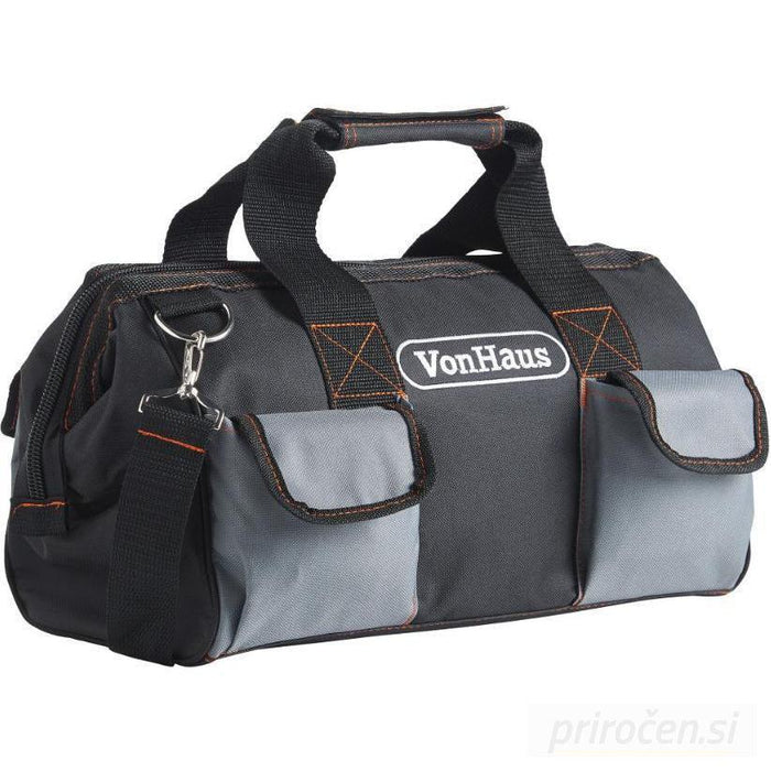 VonHaus torba za orodje 15'' črno-siva-PRIROCEN.SI