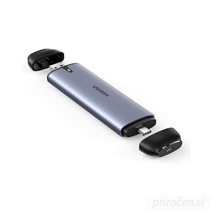 Ugreen USB-C in USB-A ohišje za M.2 NVMe SSD B-Key-PRIROCEN.SI