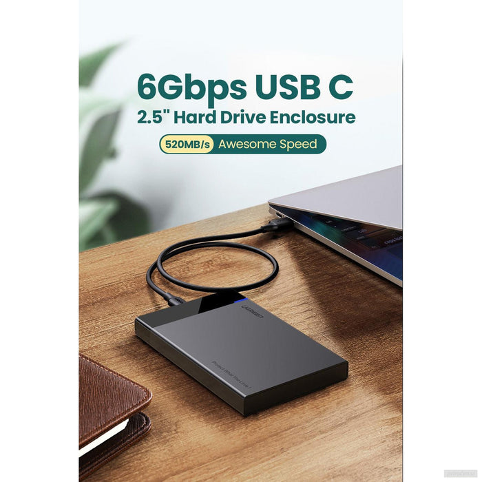 Ugreen 2.5'' USB 3.0/USB-C na SATA HDD ohišje - box-PRIROCEN.SI