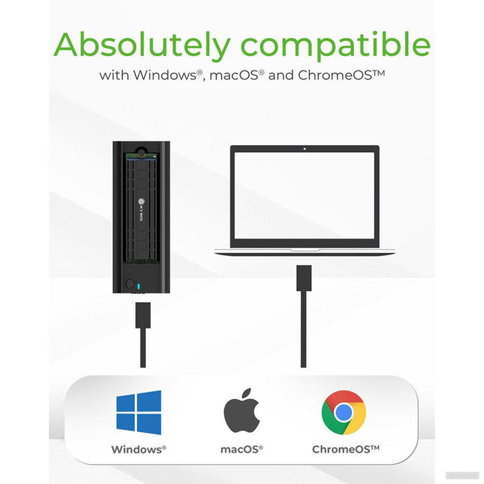 Icybox docking postaja za M.2 SSD-je USB 3.2 s priklopom USB-C ali USB-A-PRIROCEN.SI